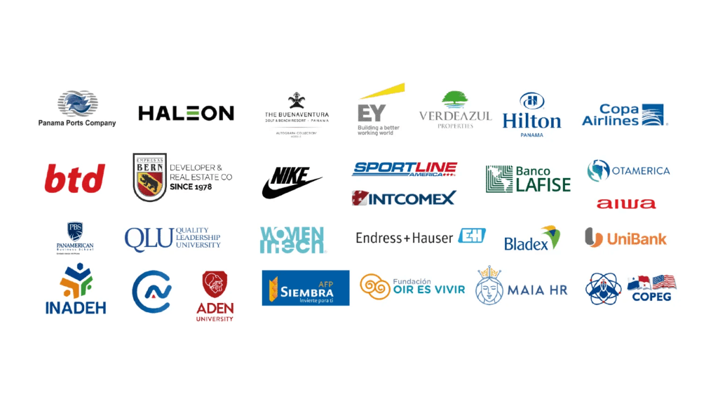 Logos de Aliados y Clientes de FORMA Panamá